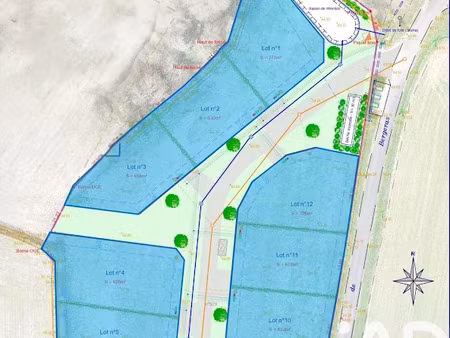 vente terrain 826 m² à estibeaux (40290)  57 000 €