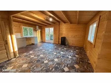 chalet en bois 2 chambres 60 m²