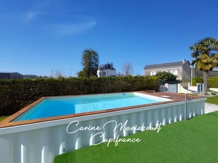 maison familiale 4 chambres avec piscine  grand terrain clos et sous-sol complet – proche 