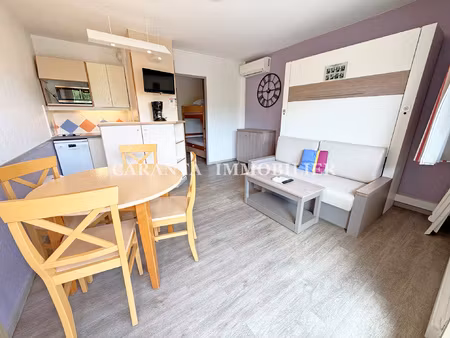 vente studio cabine sainte-maxime avec parking et terrasse