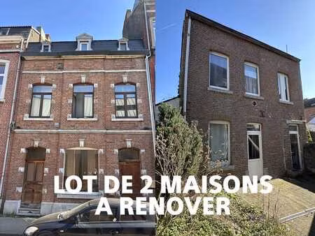 lot de 2 maisons / 7 chambres à namur
