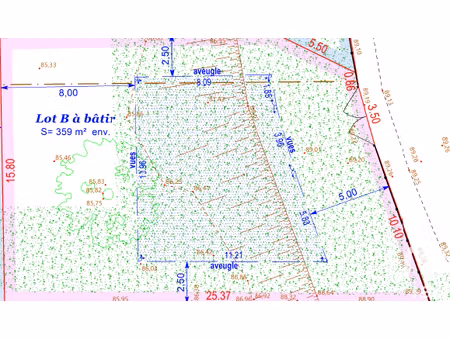 vente terrain 364 m² à marcoussis (91460)  120 000 €
