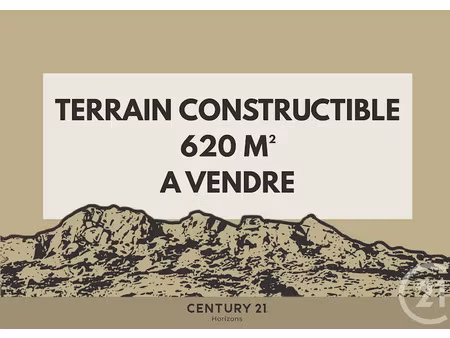 vente terrain à batir 620 m² à mouriès (13890)  202 000 €