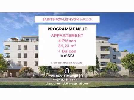 appartement de 4 pièces de luxe en vente à sainte-foy-lès-lyon  france