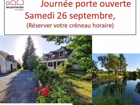 montliard  maison 201 m² hab  3 ou 4 ch  garage  atelier / 2549m²
