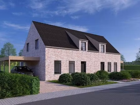 half-open nieuwbouw op exclusief perceel te koop à koolskamp à partir de € 106.178 (100556