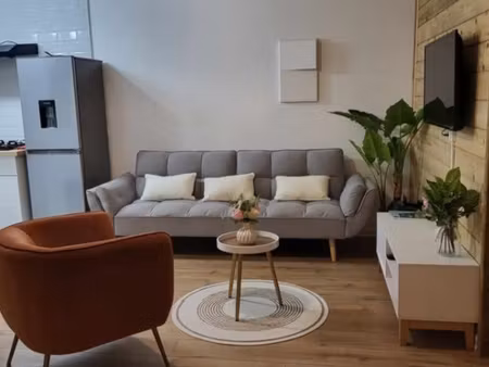 à louer appartement meublé t3 avec cour la chaloupe sai