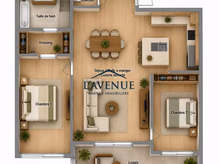 vente appartement 3 pièces