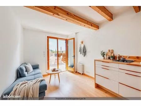 studio 1 pièce 25 m²