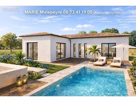 maison contemporaine 110 m² avec suite parentale sur terrain viabilisé de 800 m²