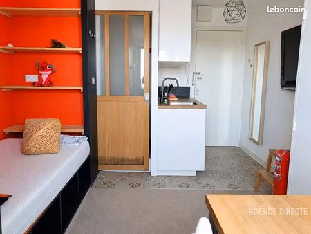 studio 1 pièce 13 m²