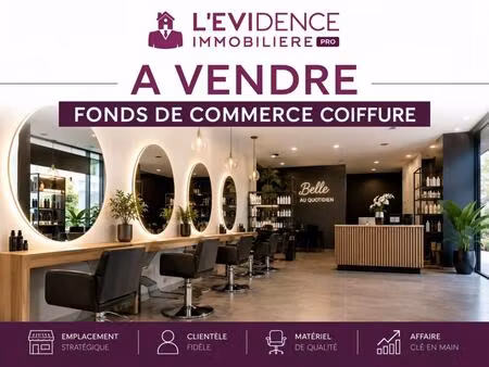 a vendre fonds de commerce de coiffure mixte à saint-nazaire
