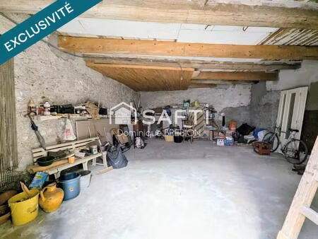 caux - garage de 45m²  grande hauteur  mezzanine