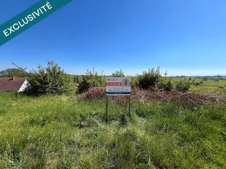 vends terrain de construction orientation sud