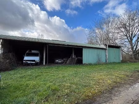 terrain avec hangar agricole