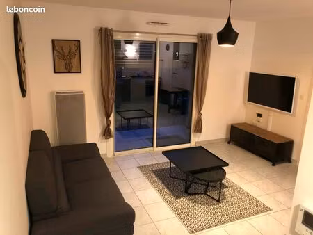 location t2 meublé avec jardin