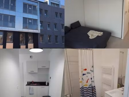 location studio récent quartier st leu 29m²