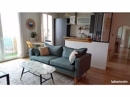 loue beau t3 meublé 58m2 - patte d'oie/cartoucherie