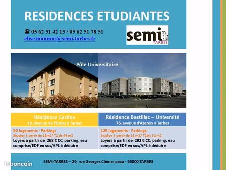 résidences étudiantes a tarbes