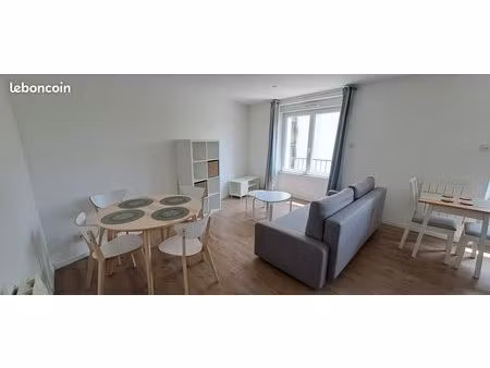 t2 meublé de 42 m2 pour étudiant avec garage
