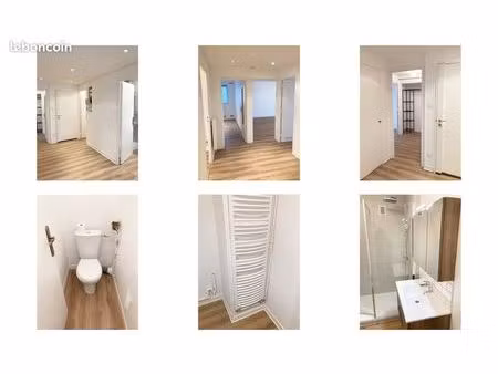 appartement t3 de 69 5m² (+ garage privatif fermé / cave / balcon terrasse) en très bon ét