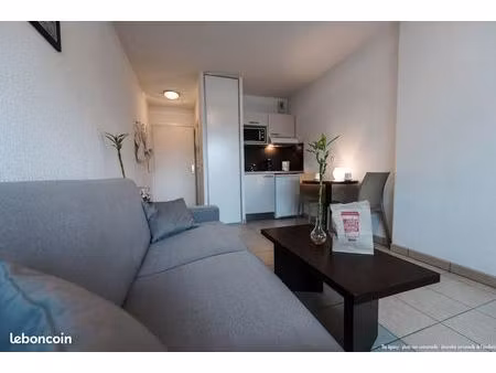 studio 18m2 – résidence sécurisée en centre-ville à annemasse
