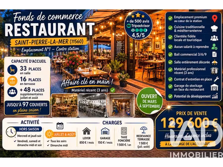 restaurant à fleury (11560)
