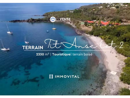 terrain - bouillante  bord de mer