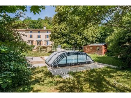 demeure de caractère en bord de rivière d'ain – 300 m² habitables – piscine – activité cha