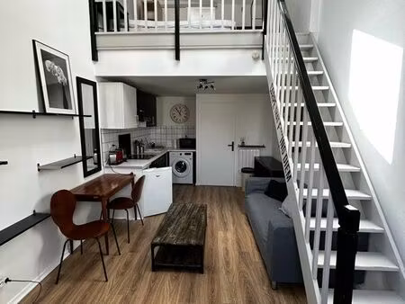 vieux lille  loue t2 en duplex meublé