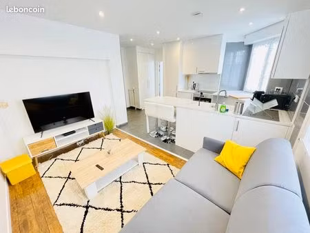bel appartement t2 meublé de 38 m² – proche gare