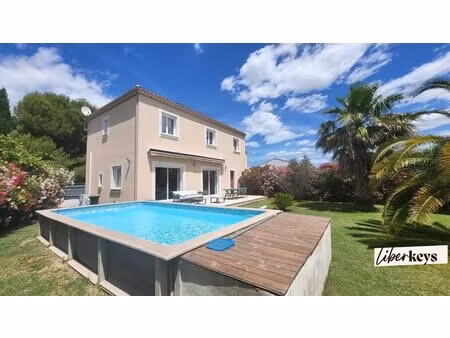 calvisson - villa 112 m2 - 3 chambre - piscine