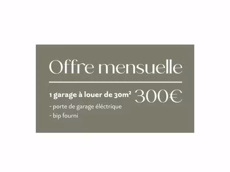 garage à louer à vendémian