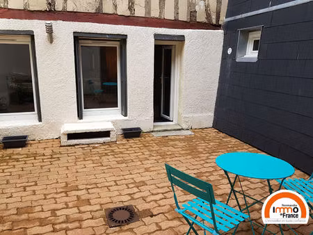appartement + terrasse privative - hyper centre rouen 1 pièce(s) 18.59 m2