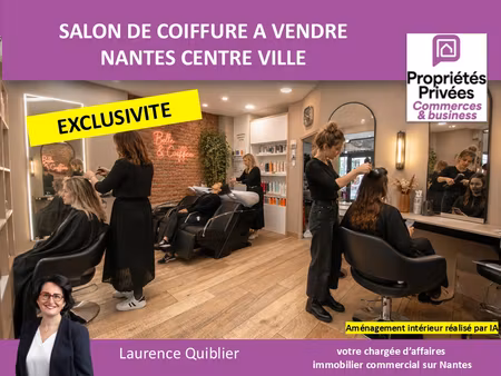 exclusivite - 44000 nantes a vendre fonds de commerce coiffure