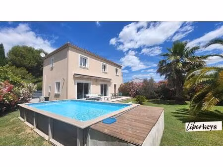 calvisson - villa 112 m2 - 3 chambre - piscine