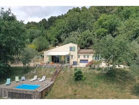 fayence – maison avec vue exceptionnelle  garage indépendant et terrain clos de 10 995 m²