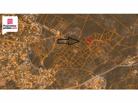 terrain non constructible de 2500 m2 en zone naturelle