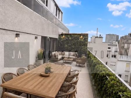 appartement 3 pièces - terrasse 56 m2 - paris 16ème