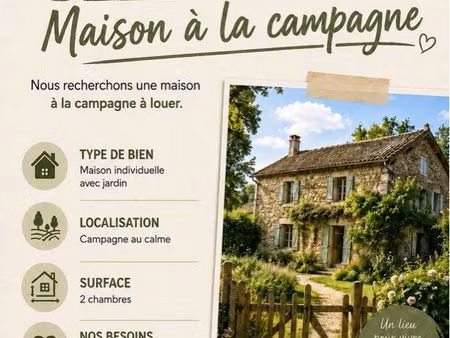 recherche location maison à la campagne