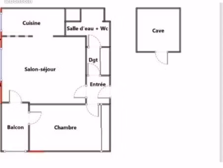 appartement t2 entièrement rénové – quartier saint pavin