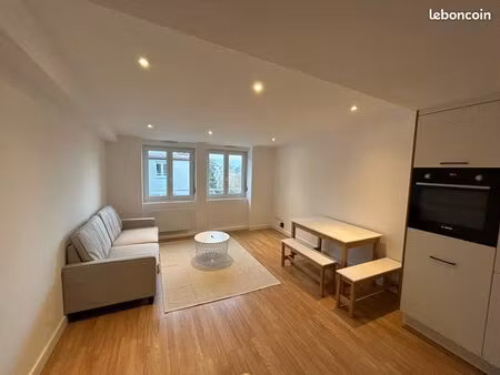 appartement meublé gare 2 pièces avec parking