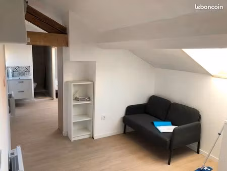studio meublé centre ville 25 m3