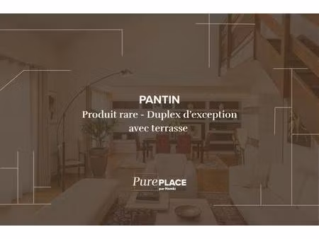 duplex t5/6 de 148 m2 à pantin 93500  rue des berges