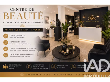 vente esthétique  coiffure 94 m²