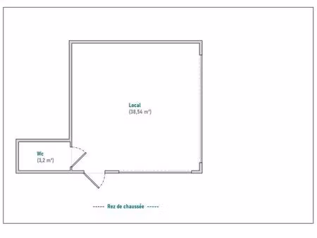 location local d'activités 41 m²