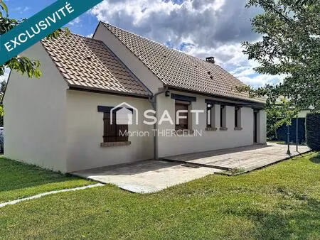 joli plain-pied de 72m² avec garage attenant et terrain arboré de 1 400m²