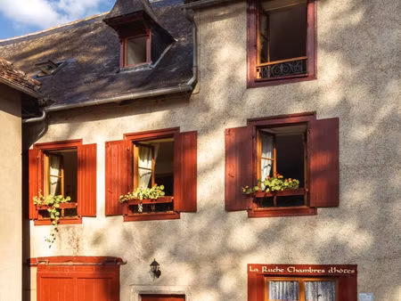maison de caractère avec chambres d'hôtes et local commercial au coeur de ségur-le-château