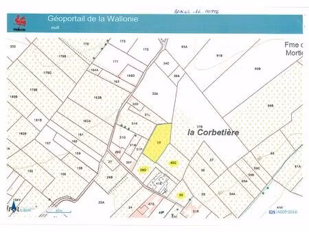 terrain agricole à vendre à rue de la corbétière braine-le-comte (vbe30845)
