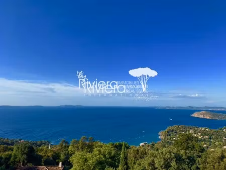 le rayol-canadel - superbe vue mer pour cette propriété face aux iles ...